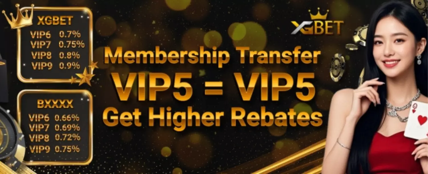 XGBET Membership Transfer - Pinaka-safe at legit na paraan para ilipat ang iyong VIP status mula sa ibang casino.
